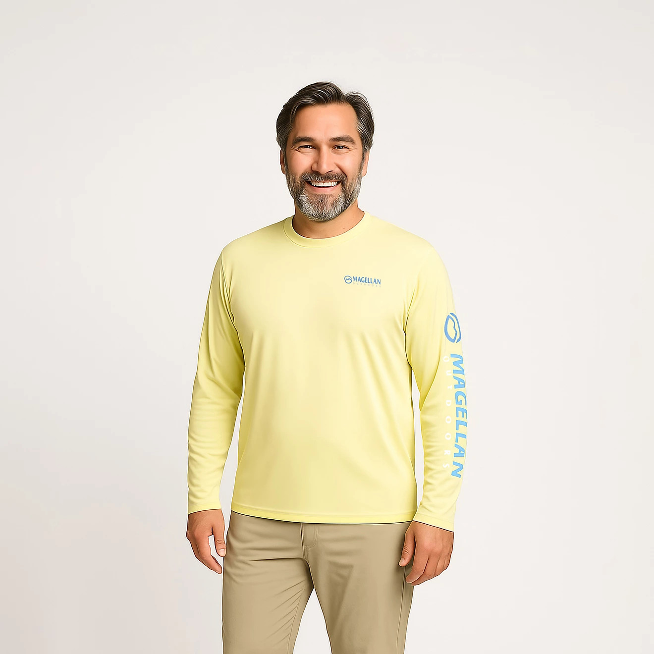 Magellan Outdoors Men's Casting Crew Core Graphic Long Sleeve T-shirt | Academy Sports + Outdoors