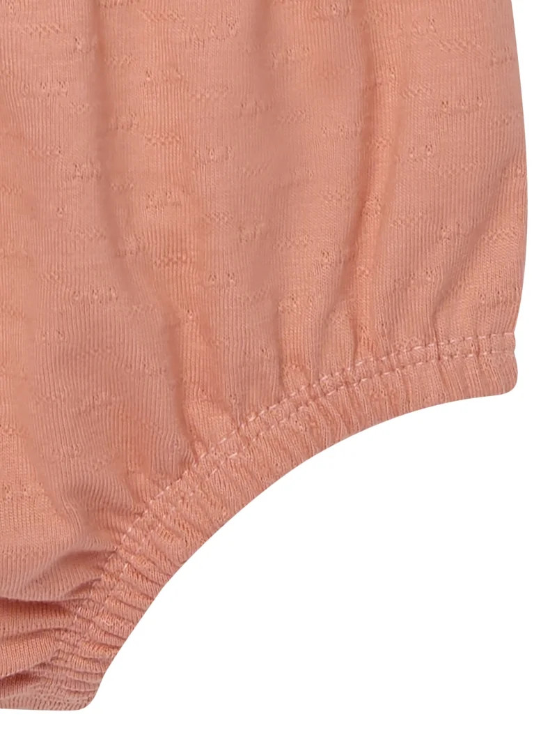 Modern Moments by Gerber Baby Girl Smocked Flutter Sleeve Dress and Diaper Cover, 2-Piece, Sizes ... | Walmart (US)