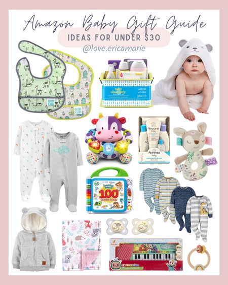 Under 💲30 gift ideas for babies on  Amazon! #babygiftideas #babygifts #toddlergifts #babyshowergifts #holidaygiftguide

#LTKkids #LTKHoliday #LTKGiftGuide