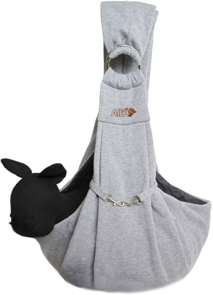 Alfie Pet - Chico 2.0 Revisible Pet Sling Carrier with Adjustable Strap - Color: Grey and Denim | Amazon (US)