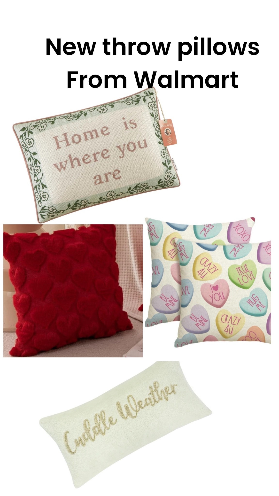 Super cute throw pillows from Walmart 

#LTKHome #LTKFindsUnder50 #LTKdayinmylife
