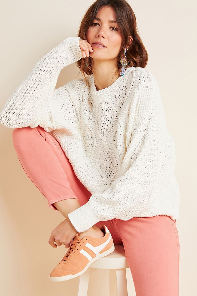 Signe Cable-Knit Sweater | Anthropologie (US)