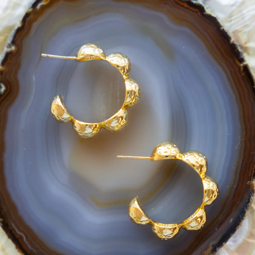 Small Florence Hoops by Gresham | Support HerStory