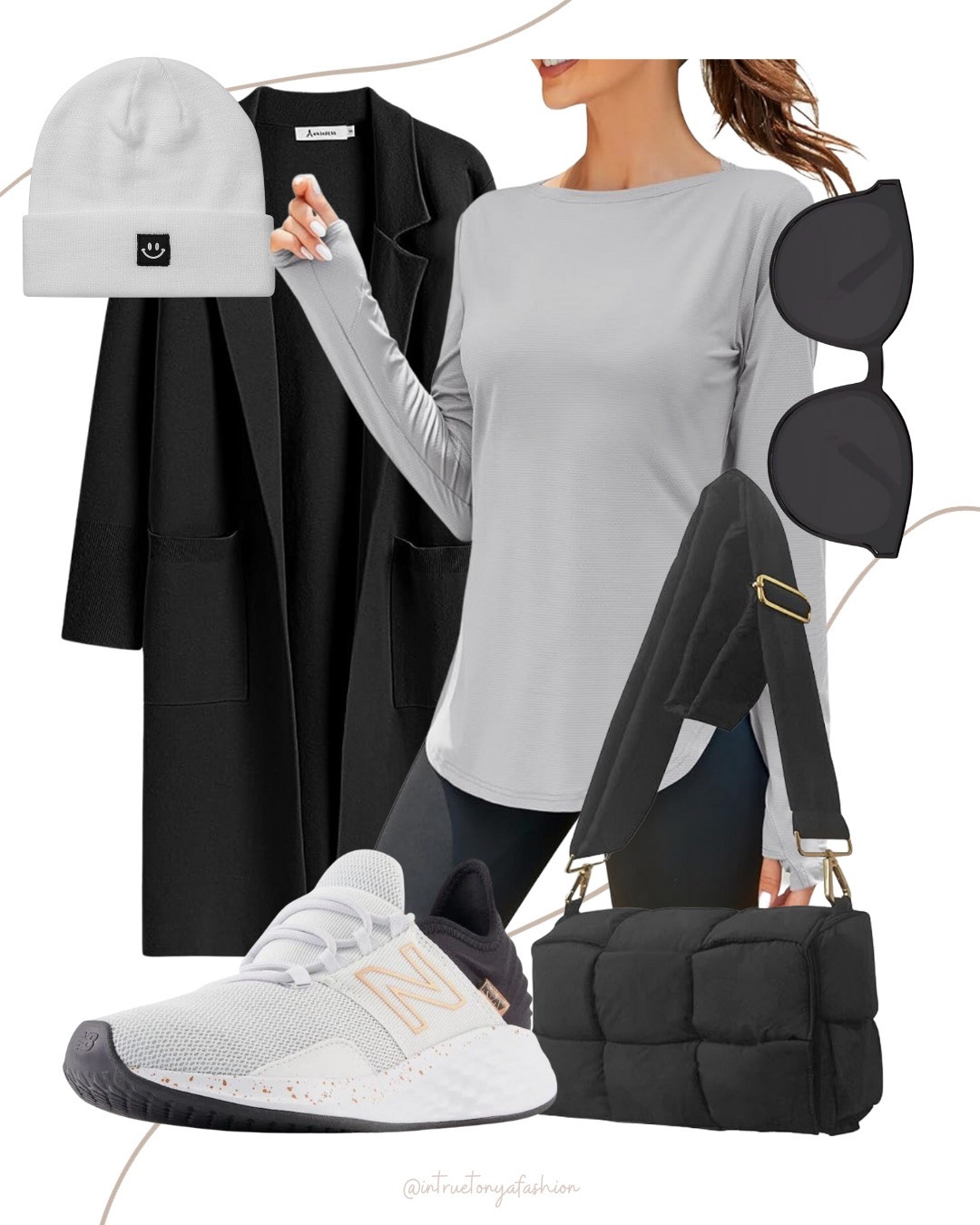 Comfy outfit idea from amazon — grey long sleeve top, black coatigan, sneakers, beanie hat and puffer bag






Winter Travel outfit 

Winter outfit
Winter fashion
Amazon winter outfits
Trending winter fashion 
 casual winter outfits | winter fashion | size 4-6 | cold weather outfits | winter outfit ideas | layering outfit for the cold| winter fashion 2025 | outfit inspo | outfit ideas | winter outfits amazon  | casual outfit Ideas  | Outfits | Amazon Casual Outfit | Cute casual outfits | Preppy Outfit 


#LTKFindsUnder50 #LTKootd #LTKTravel