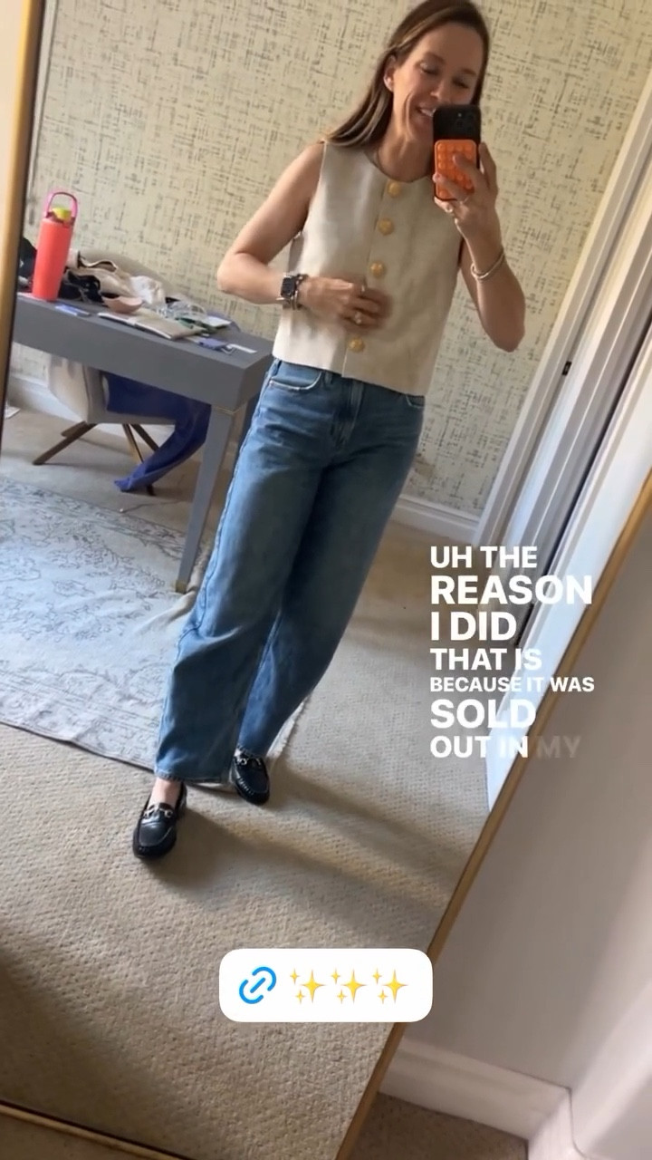 French girl aesthetic, work top, cool girl top, going out top, barrel jeans, gap jeans 

#LTKootd #LTKOver40 #LTKMothersDay