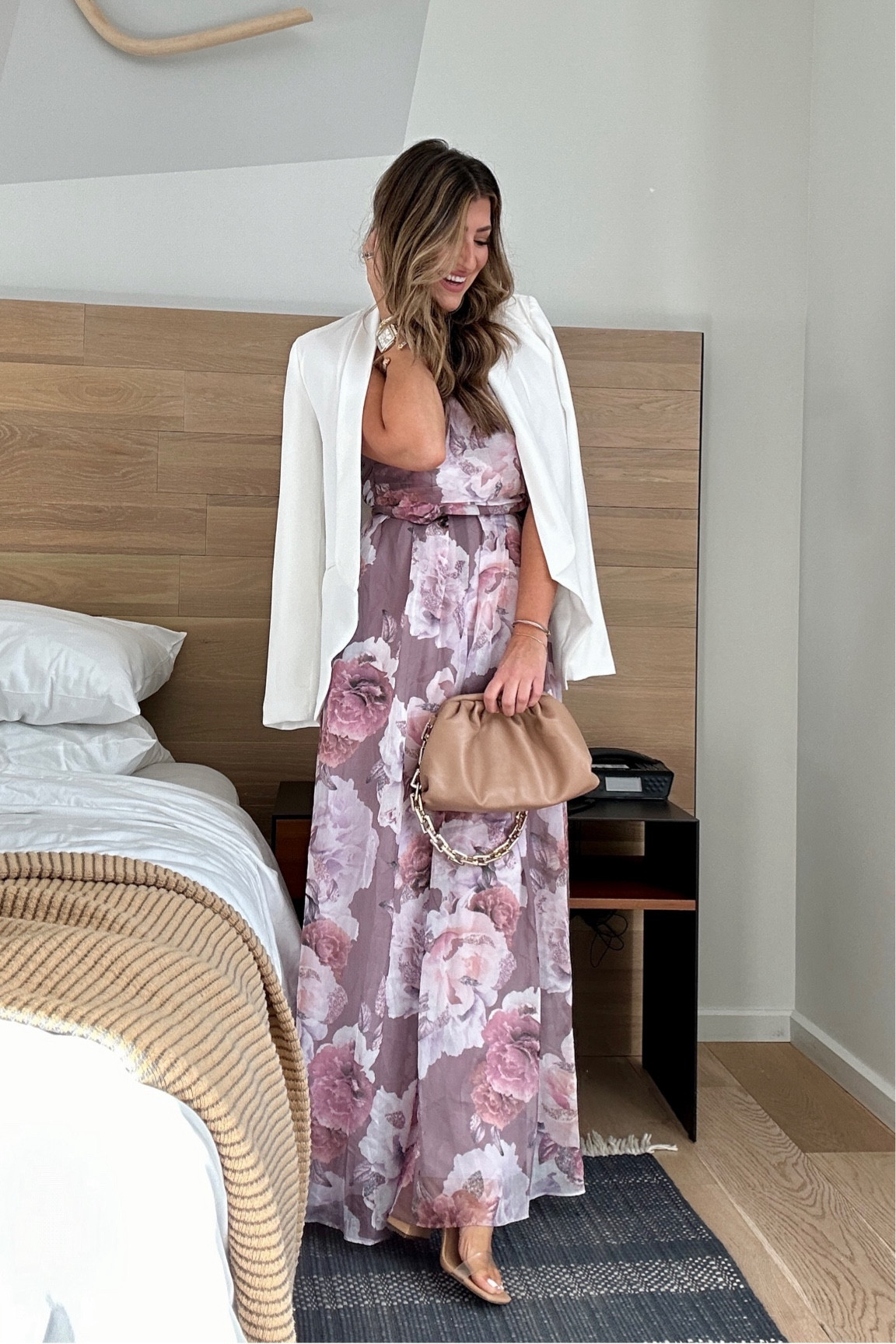 The most gorgeous floral maxi dress for warm weather and vacations. Wearing a med and could have went with a small. Wearing a small in blazer and restocked. 👏🏼

Resort wear. Vacation outfit. Easter dress. 

Tap photos below to shop and follow for more! Xx

#LTKtravel #LTKstyletip #LTKfindsunder100