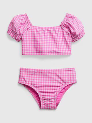 Toddler Recycled Gingham Swim Two-Piece | Gap (US)