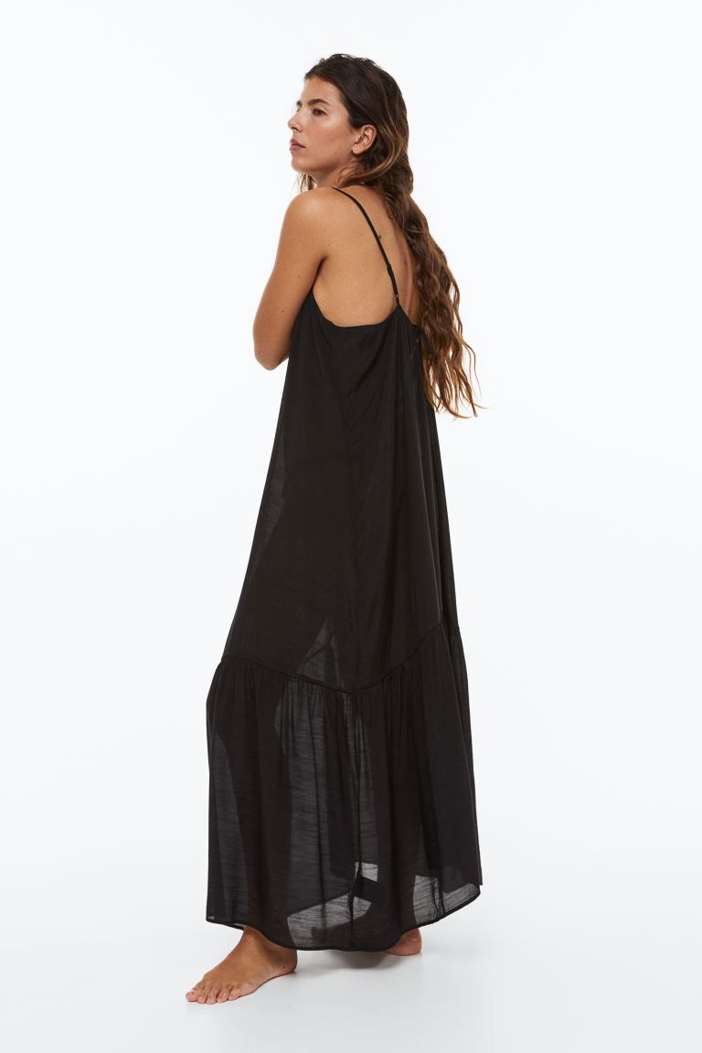 Sleeveless poplin beach dress | H&M (UK, MY, IN, SG, PH, TW, HK)
