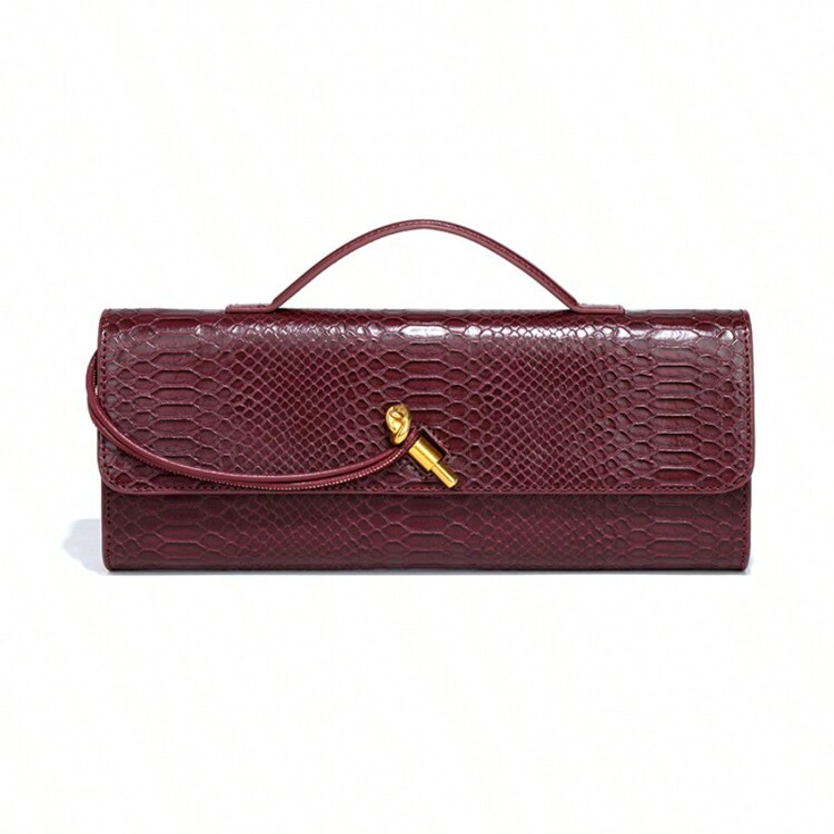 Popular Stone Texture Clutch Accordion Wallet, Lightweight Luxury Small Square Bag, Shoulder & Cr... | SHEIN