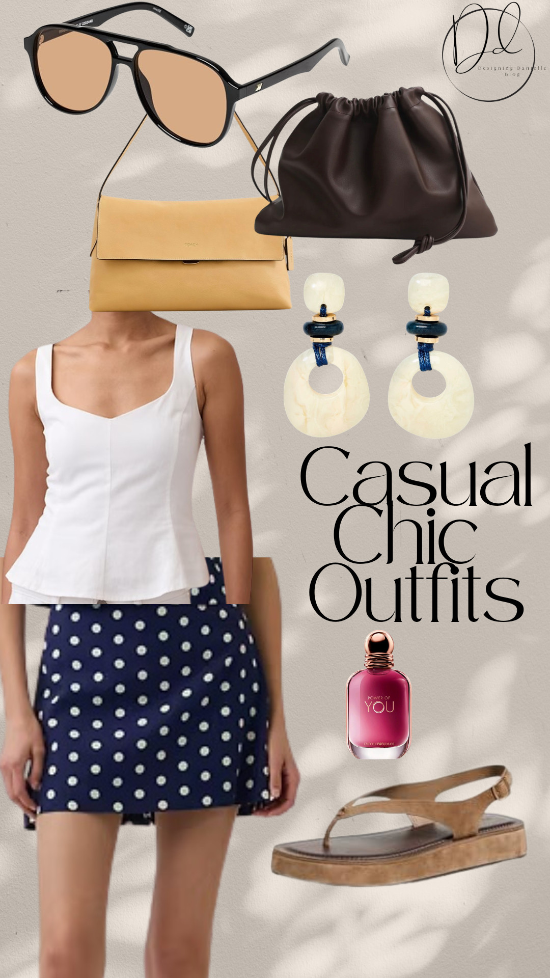 Navy polka dots scream Spring and Summer in a very timeless way and I'm loving this modern twist outfit from 20s to 50s this works for us all  

 #LTKMothersDay #LTKootd #LTKOver40