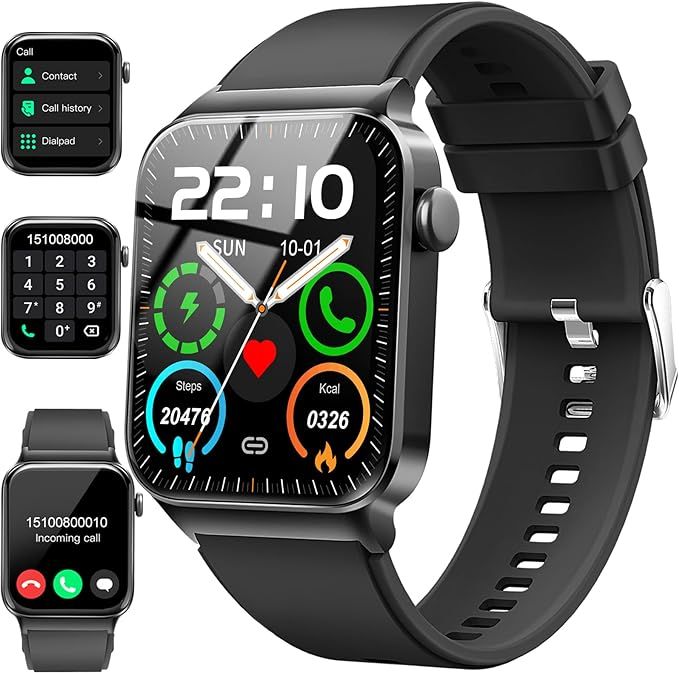 Smart Watch for Men Women, 1.85" Smartwatch (Answer/Make Call), IP68 Waterproof Fitness Tracker, ... | Amazon (US)