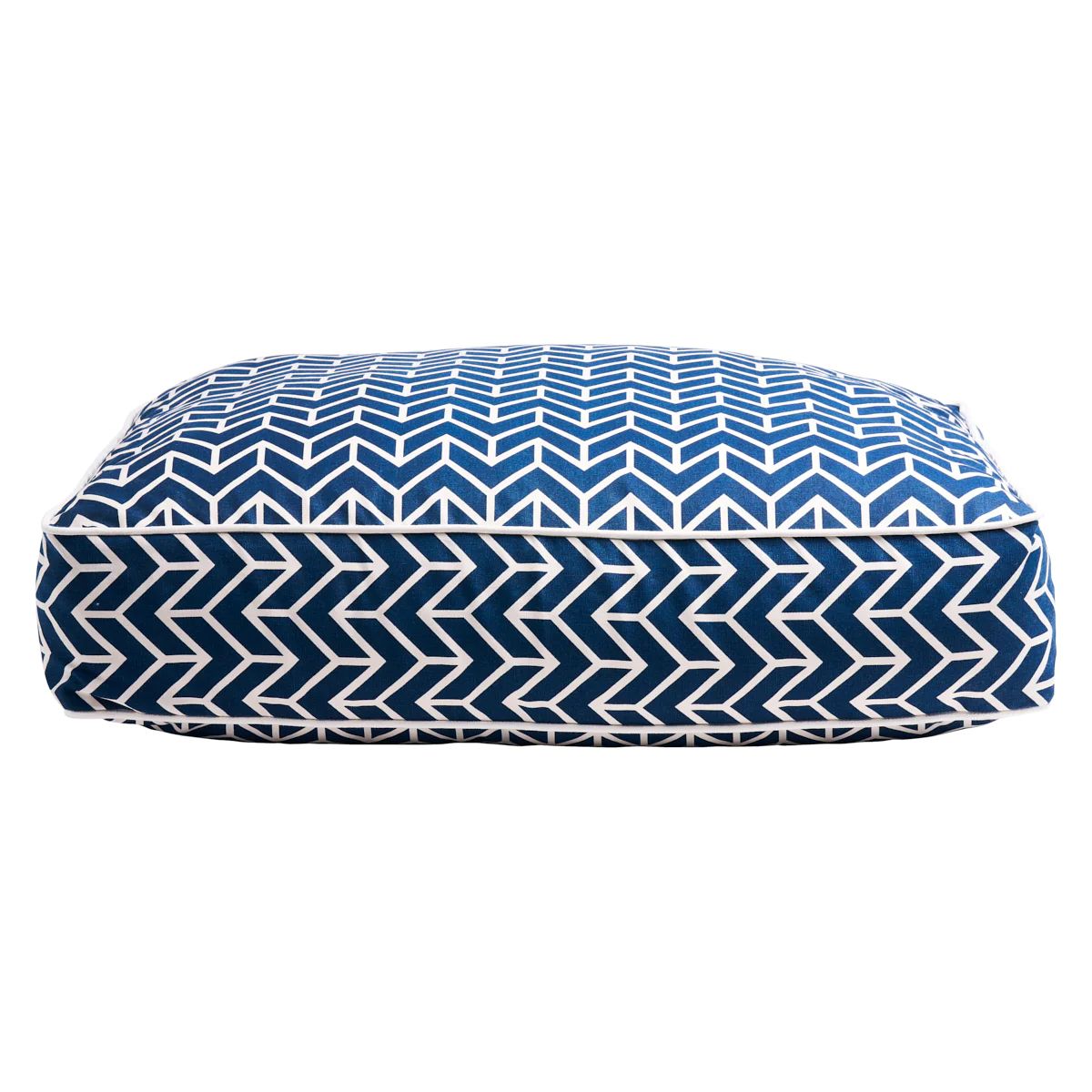 Chevron Dog Bed in Navy | Over The Moon Gift