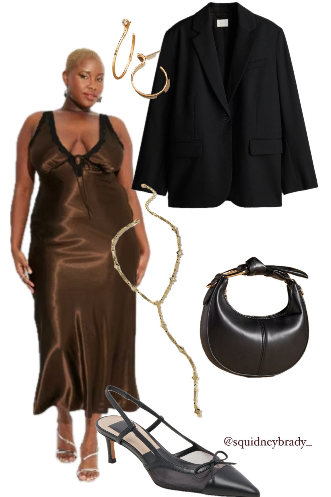 All for mixing brown and black together 🤎🖤 cute fall date night outfit! 

Fall outfit, date night outfit, girlie outfit, oversized blazer, target style, fall bags 

#LTKStyleTip #LTKFindsUnder100 #LTKSeasonal