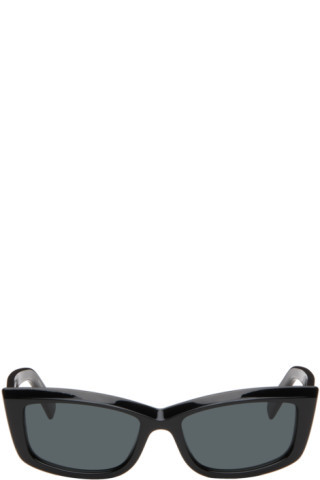 Black SL 658 New Wave Sunglasses | SSENSE