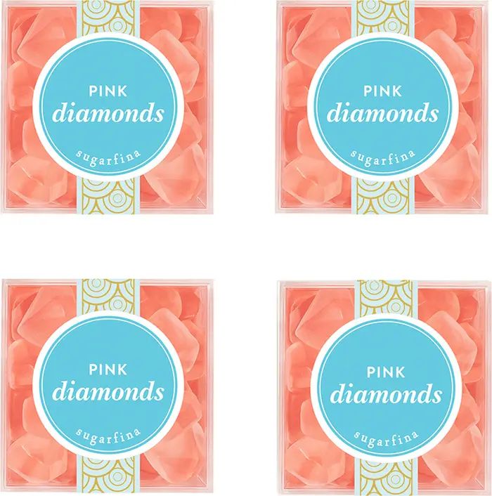 Pink Diamonds Set of 4 Candy Cubes | Nordstrom