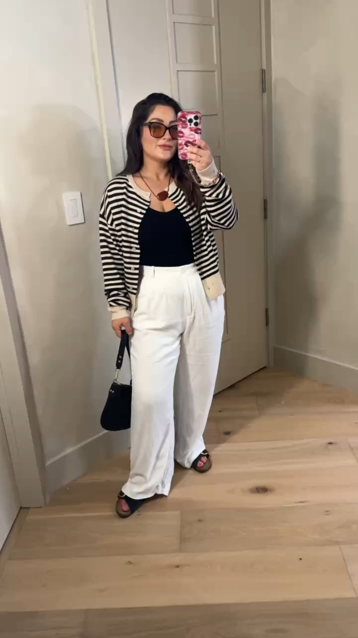 Chic spring outfit! 

Striped cardigan size small
Tank size small
Linen pants size 27 short (I prefer the curve love fit but linked both!) 

5'0" 140lbs 
Petite friendly

#LTKTravel #LTKPetite #LTKootd