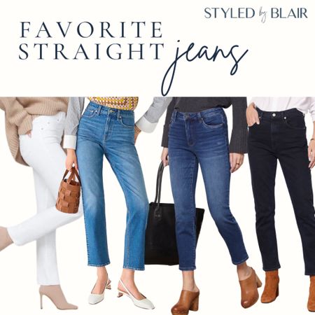 The best straight leg denim styles / straight jeans / denim guide 

#LTKstyletip #LTKunder100 #LTKFind