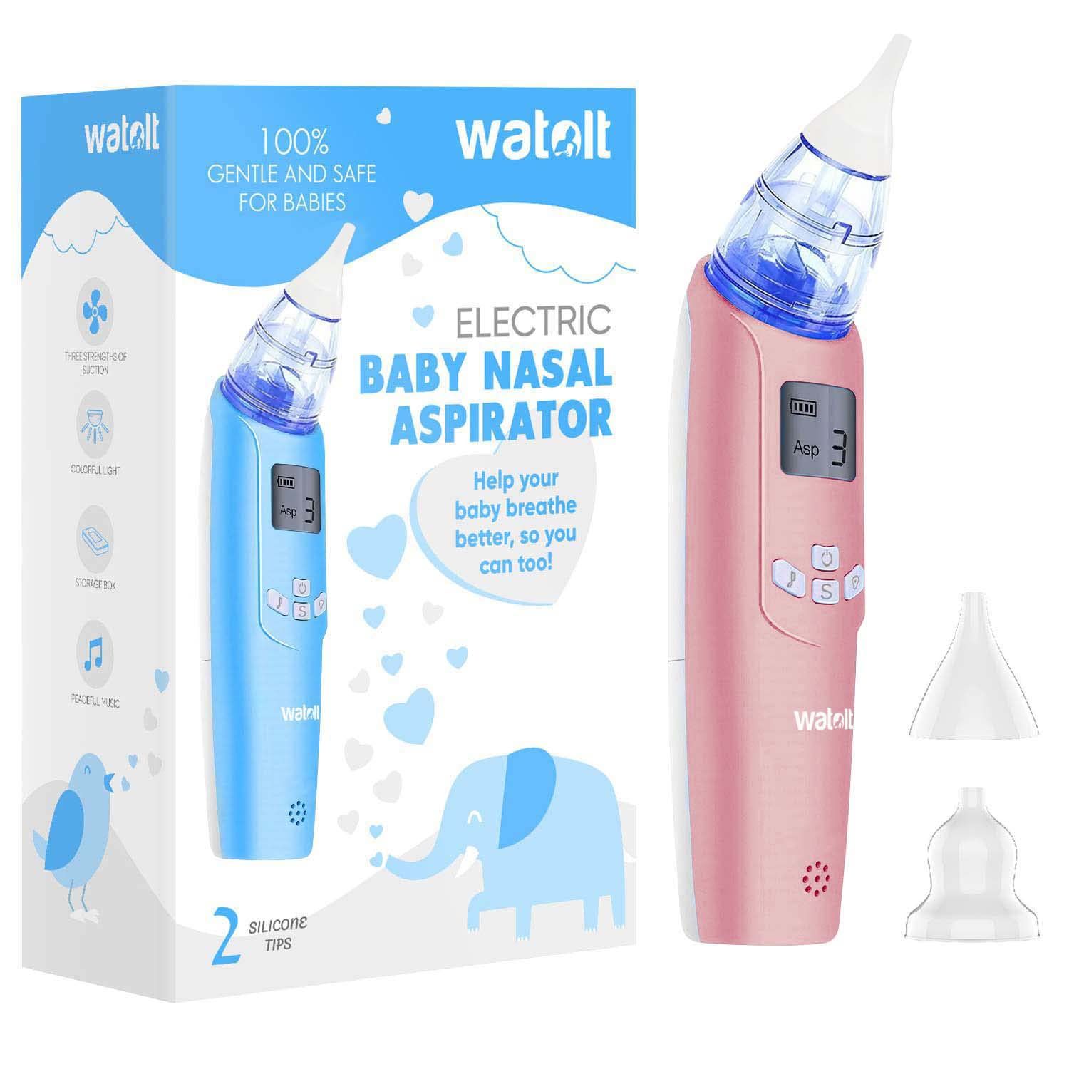 Watolt Baby Nasal Aspirator - Electric Nose Suction for Baby - Automatic Booger Sucker for Infants - | Amazon (US)