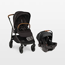 Nuna SWIV + PIPA Urbn Caviar Black Stroller Travel System + Reviews | Crate & Kids | Crate & Barrel