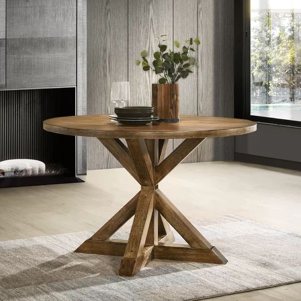 Ebbert 47.25'' Trestle Dining Table | Wayfair North America