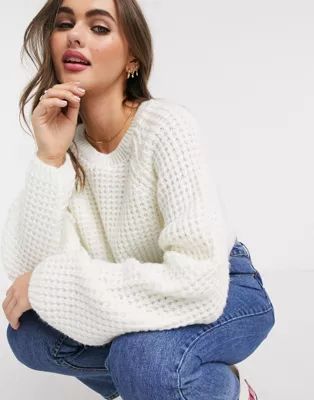 ASOS DESIGN stitch detail chunky sweater | ASOS US