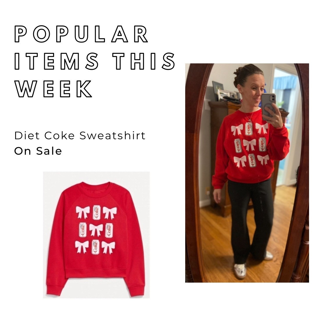It’s super cozy and I’ve received so many compliments on it :) Get it while it’s on sale!


#LTKOver40 #giftforher #dietcoke #oldnavy #salefinds #sweatshirt 

#LTKU #LTKSaleAlert #LTKFindsUnder50