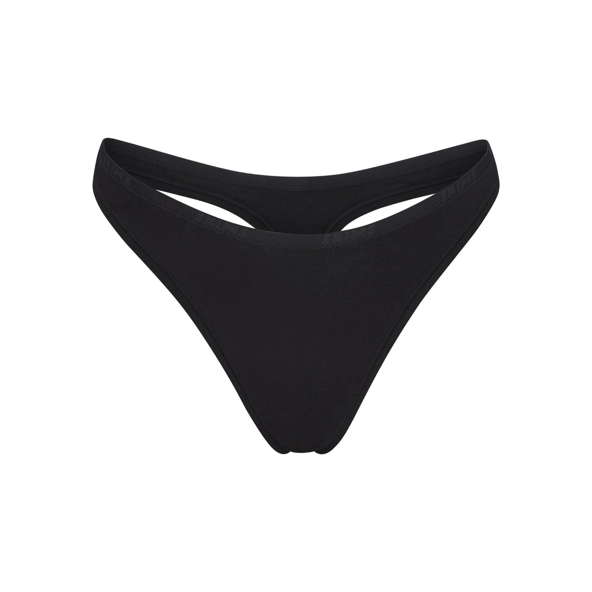 COTTON LOGO DIPPED THONG | SKIMS (US)