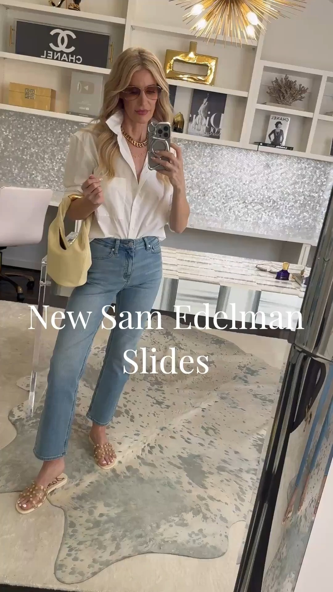 Obsessed with these new Sam Edelman slides 🤍✨ The pearlized detailing is so chic and adds the perfect elevated touch to any look. They’re incredibly comfortable (you can truly wear them all day!) and the neutral shade makes them so versatile—these will go with everything in your wardrobe. Such a beautiful spring-to-summer staple you’ll reach for on repeat! 

 

#LTKdayinmylife #LTKootd #LTKOver40