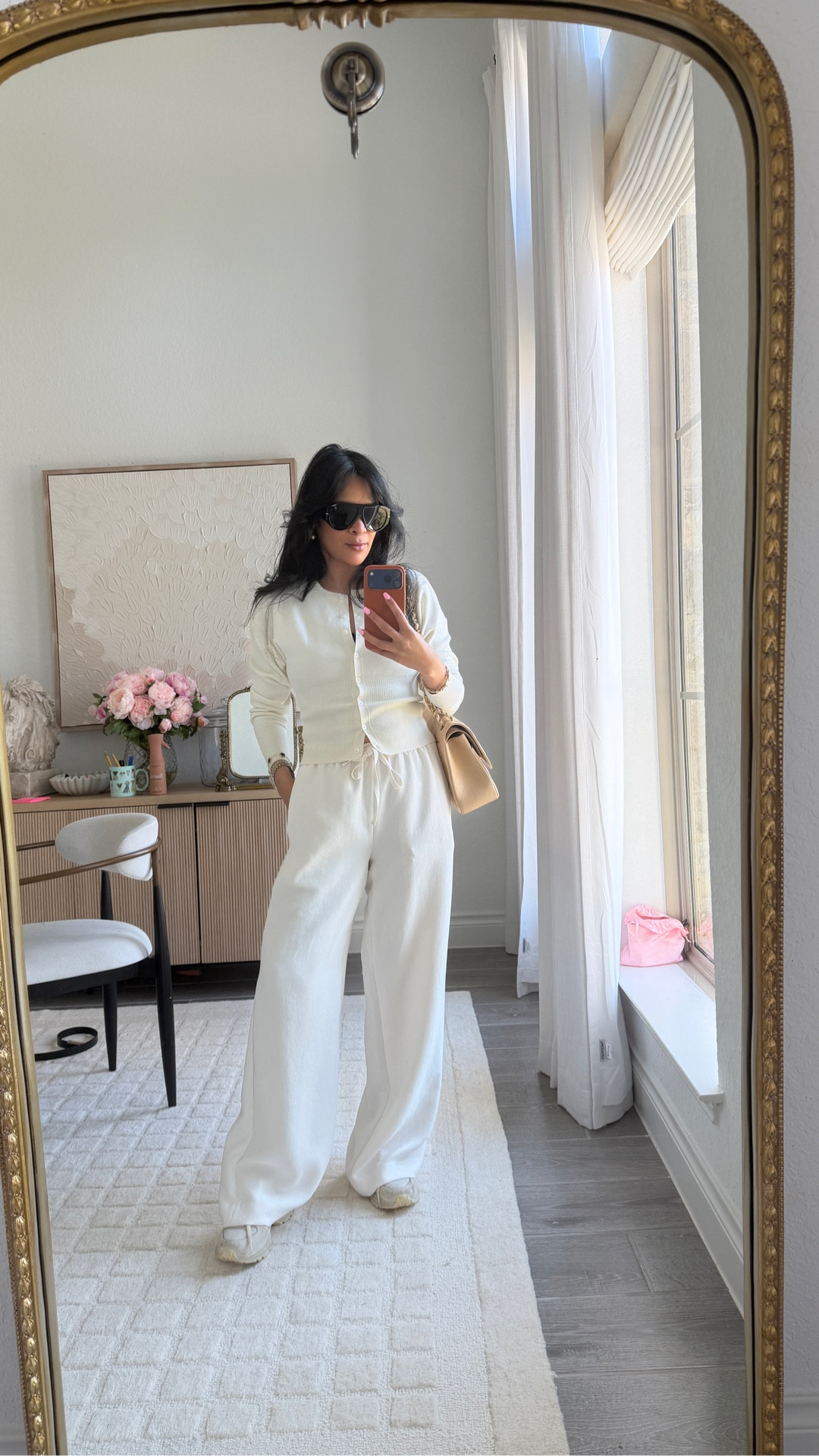 Love these pants, they’re so comfy and basically like elevated loungewear 

Sizes:
Pants: small regular 
Cardigan: small (runs small I recommend going up a size)

#LTKgrwm #LTKPetite