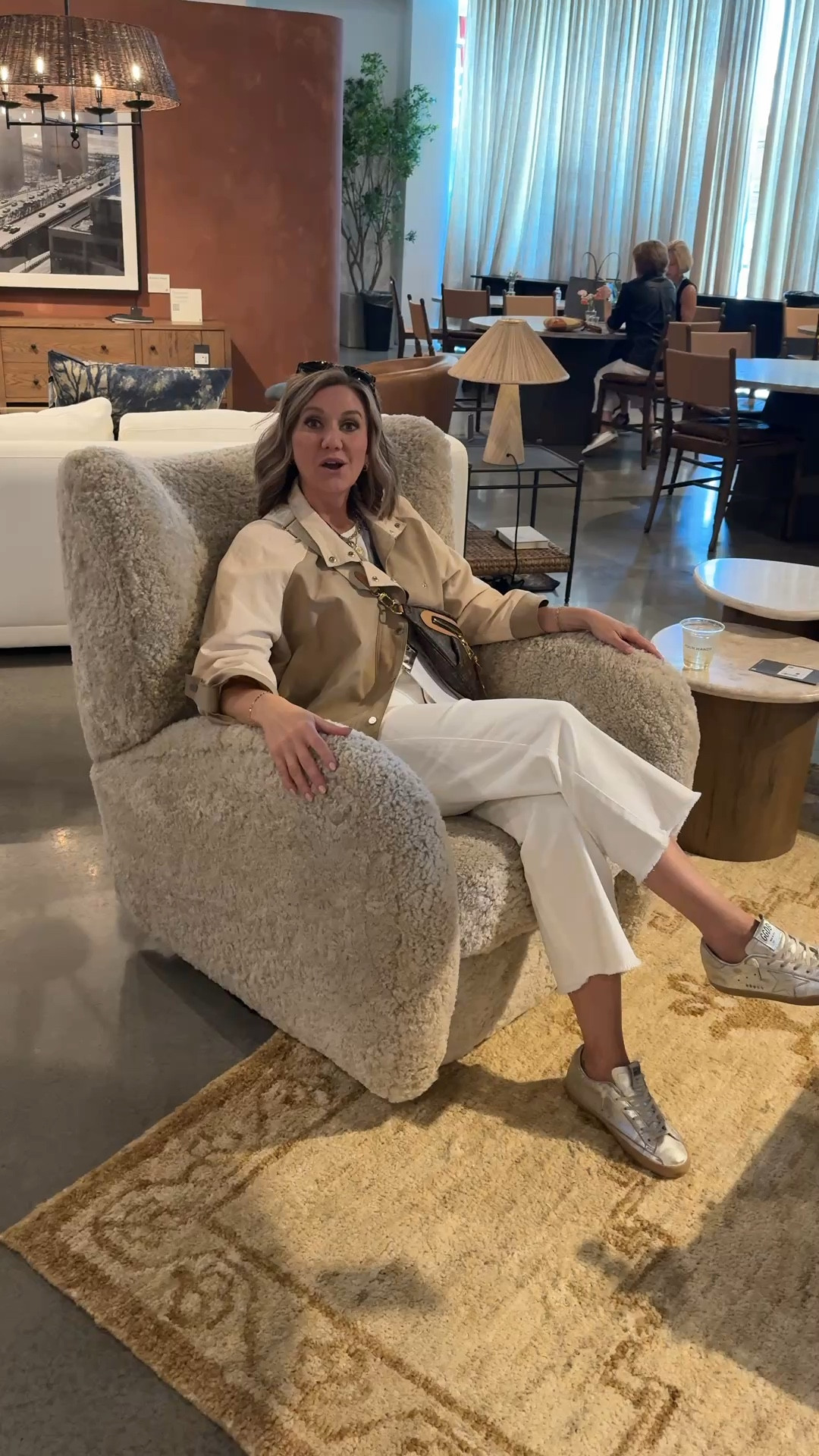 The absolute best chair we’ve ever found is now online!!! It is shearling, swivel and reclines!

#LTKHome