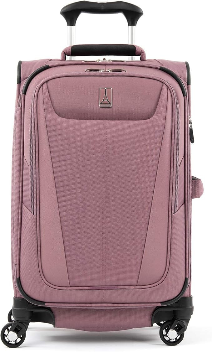Travelpro Maxlite 5-Softside Expandable Spinner Wheel Luggage, Dusty Rose, Carry-On 21-Inch | Amazon (US)