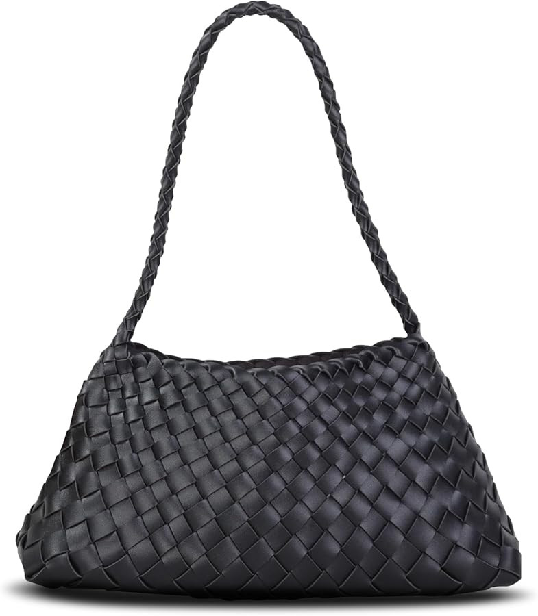 Women's Woven Tote Bag Purse Trendy Woven Shoulder Bag Purses Handbags,Female Satchel Messenger B... | Amazon (US)