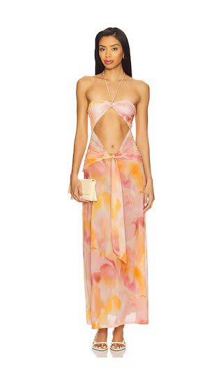 Berrie Dress in Sunset | Revolve Clothing (Global)