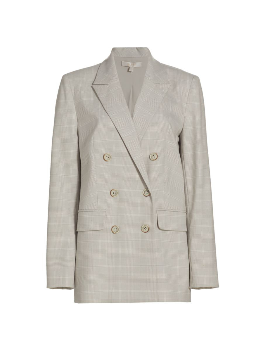 Finn Double-Breasted Plaid Blazer | Saks Fifth Avenue