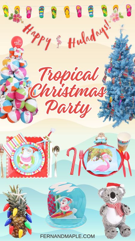 Enjoy warm beach vibes for the holidays, even in colder climates, by throwing a fun Tropical Christmas Party!

#LTKSeasonal #LTKHoliday #LTKparties