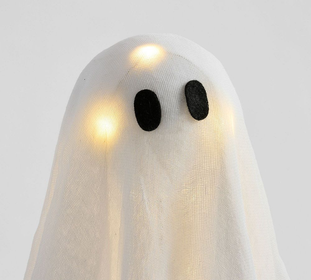 Lit Mini Ghosts - Set of 2 | Pottery Barn (US)