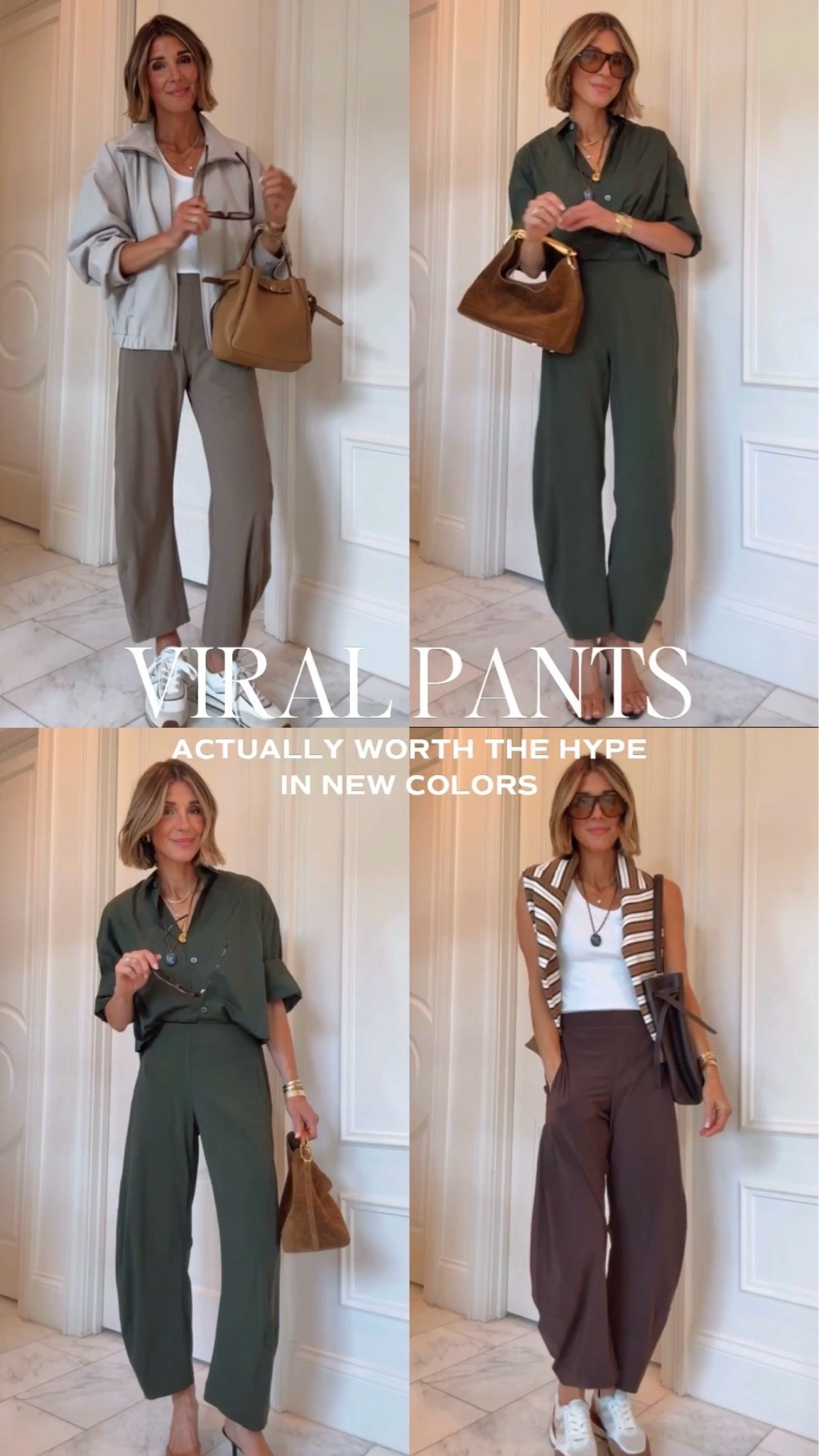 The viral Ruti pants in new colors for fall. They are totally worth the hype- love the fit, the feel and so comfortable. I suggest sizing up one size

#LTKootd #LTKSeasonal