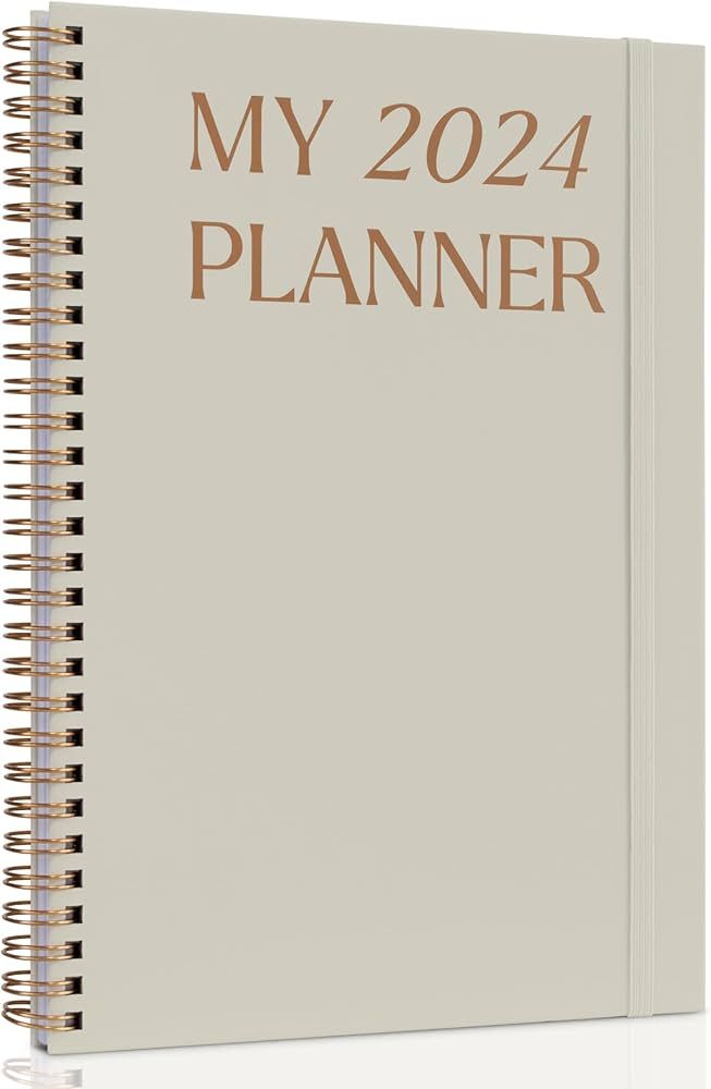 Simplified 2024 Daily Planner - Beautiful 7" x 10" Daily Planner for Women or Men with Weekly & M... | Amazon (US)