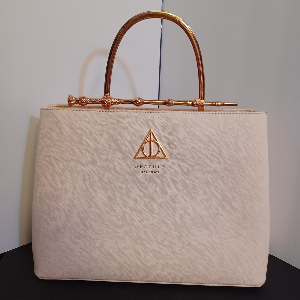 Pink Loungefly Harry Potter Elder Wand Bag Purse - Rose Gold - USED | eBay US