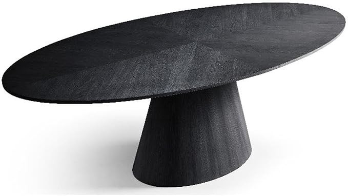 Meridian Furniture 849-T Gavin Collection Mid-Century Modern Oval Dining Table with Oak Wood Vene... | Amazon (US)