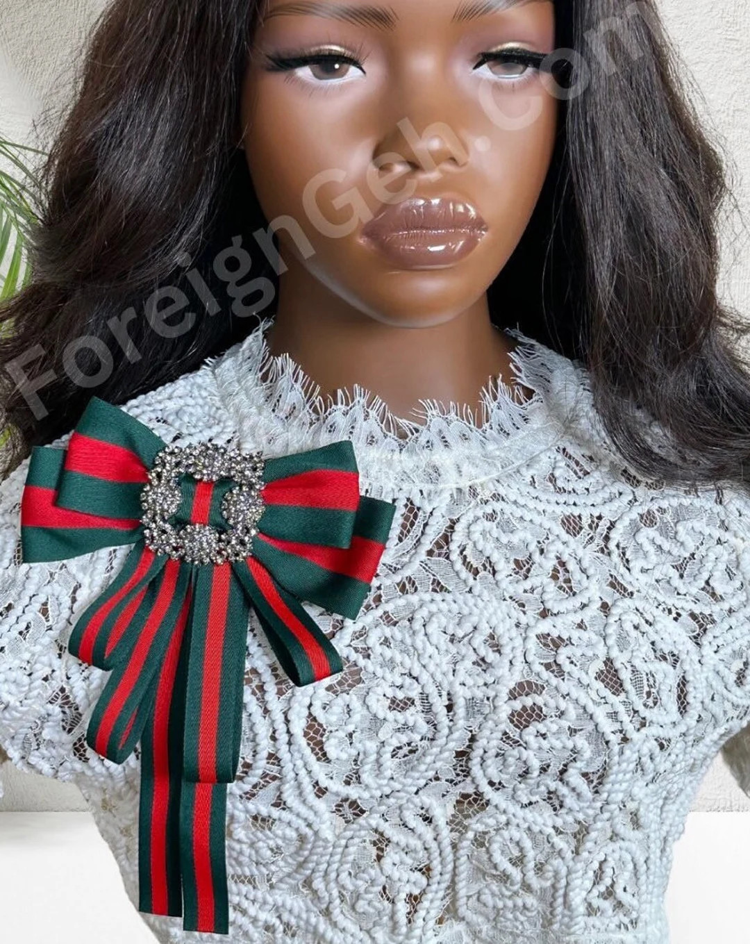 Double up Crystal Bow Brooch and Hair Clip Versatile - Etsy | Etsy (US)