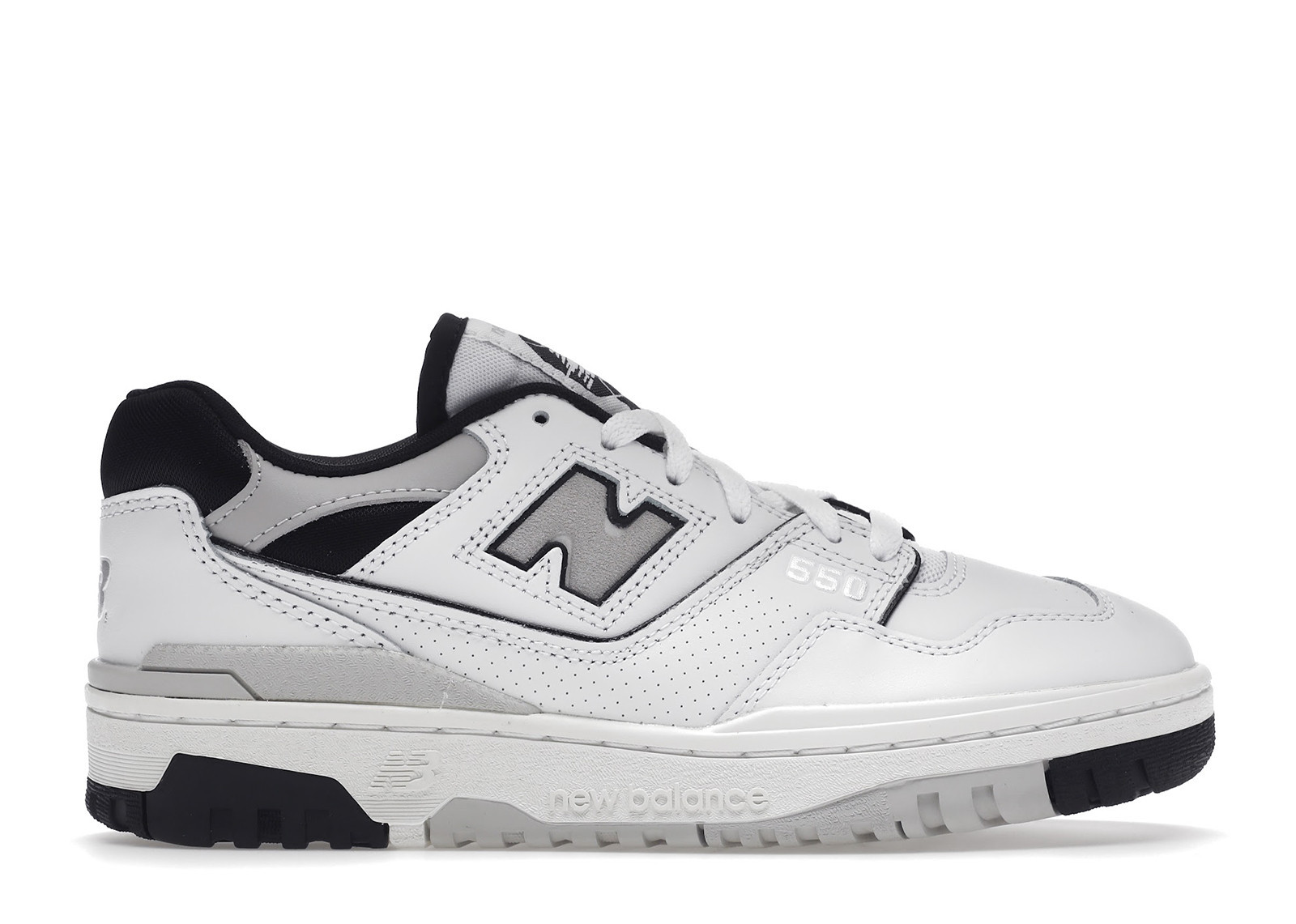 New Balance 550 (Women's) Sneakers in White/Black/Grey | StockX