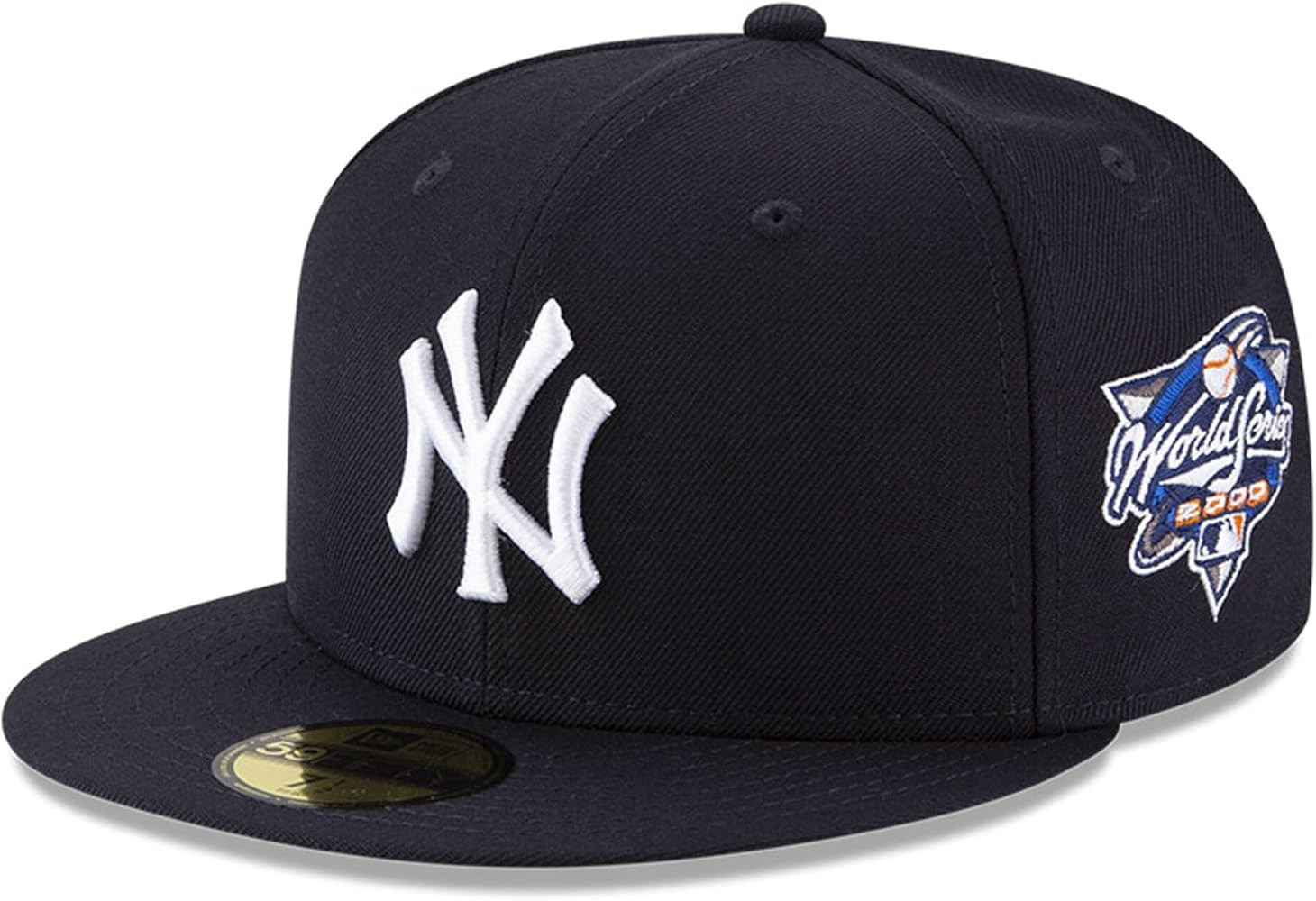New Era New York Yankees MLB 59FIFTY 2000 World Series Team Color Authentic Collection Fitted On ... | Amazon (US)