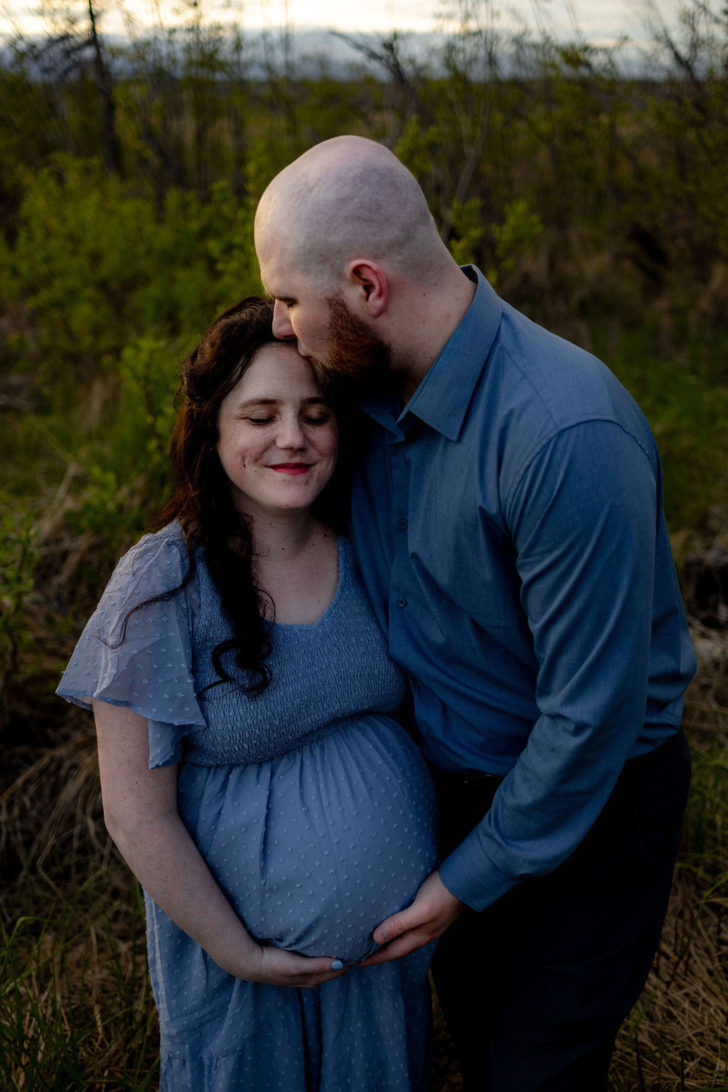 Maternity dress | pregnant dress | pregnancy dress | Maternity outfit | pregnant outfit | pregnancy outfit | Maternity | bump | pregnant | pregnancy | bump friendly | blue dress | maternity photoshoot 

#LTKBump #LTKFindsUnder50 #LTKFamily