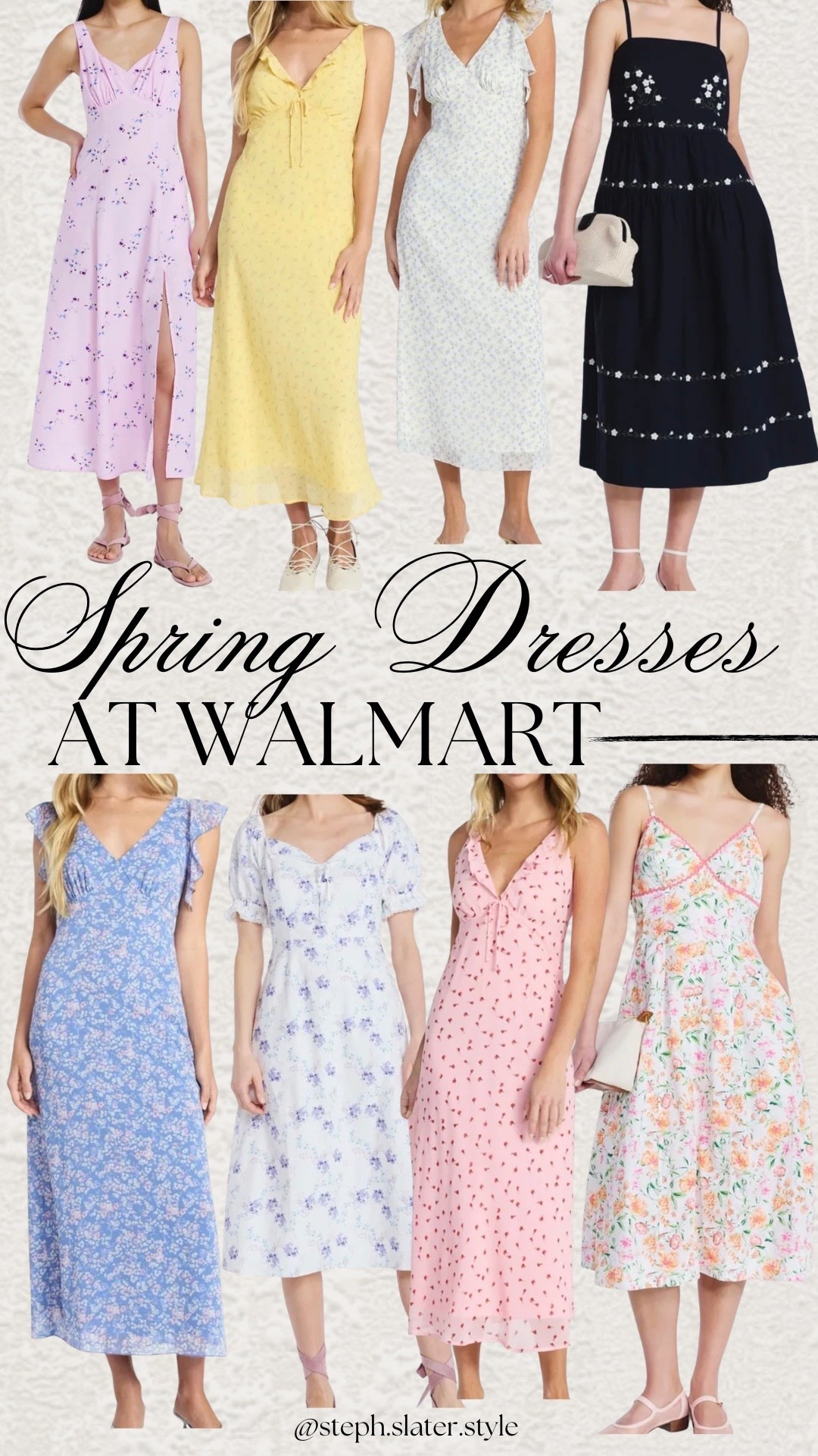 Affordable spring dresses from Walmart. Perfect to wear for Easter  

#LTKOver40 #LTKSeasonal
