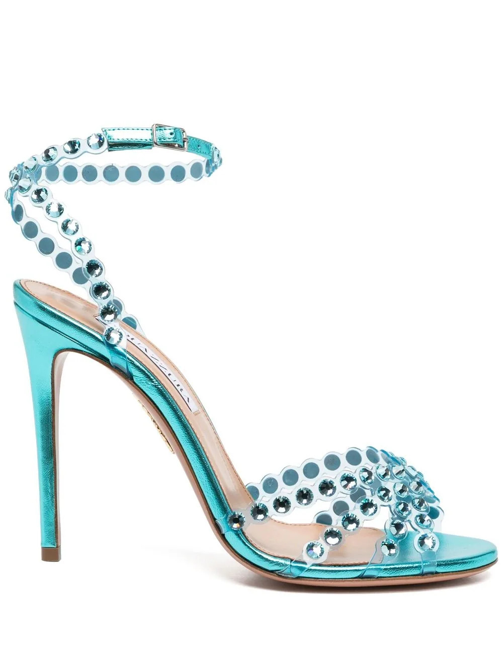 crystal-embellished 115mm sandals | Farfetch Global