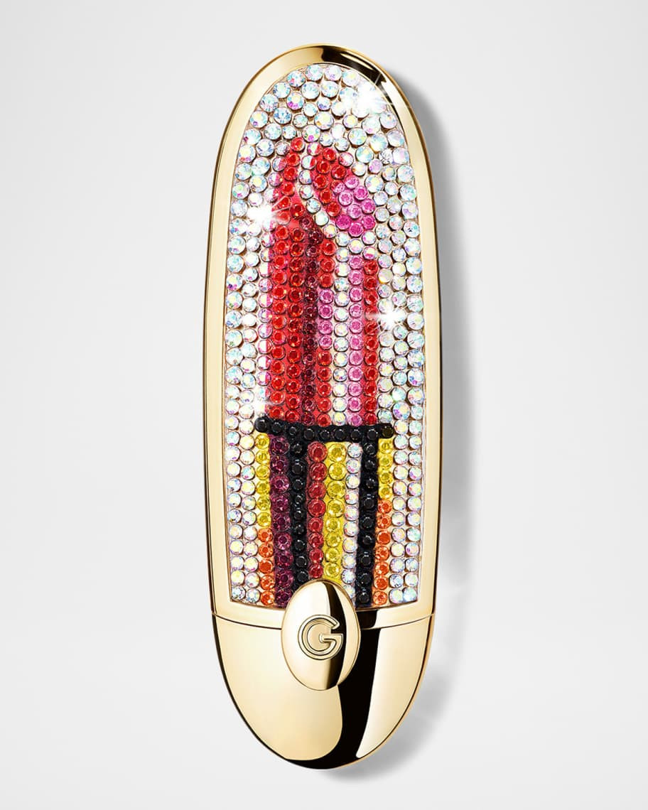 Guerlain Limited Edition Rouge G Customizable Lipstick Case | Neiman Marcus