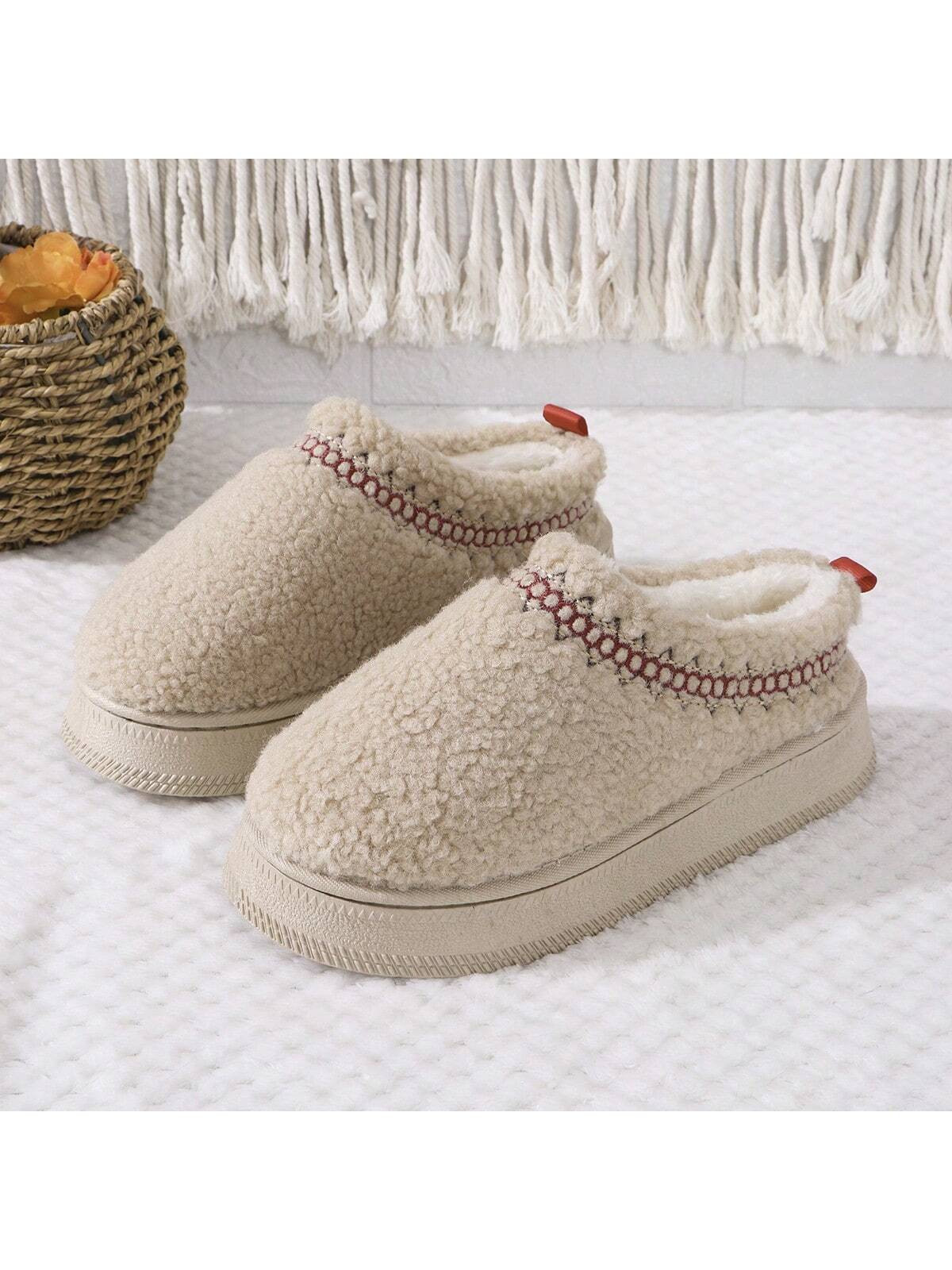 Women'S Boot Short Ankle Platform Heighten Fleece Lined Snow Slipper Classic Anti-Slip Outdoor | SHEIN