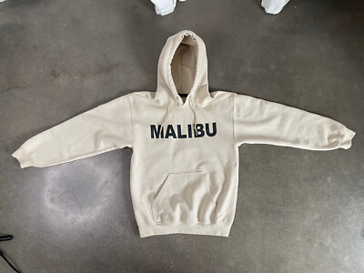 JET John Eshaya "MALIBU" beige hoodie men's sz S  | eBay | eBay US