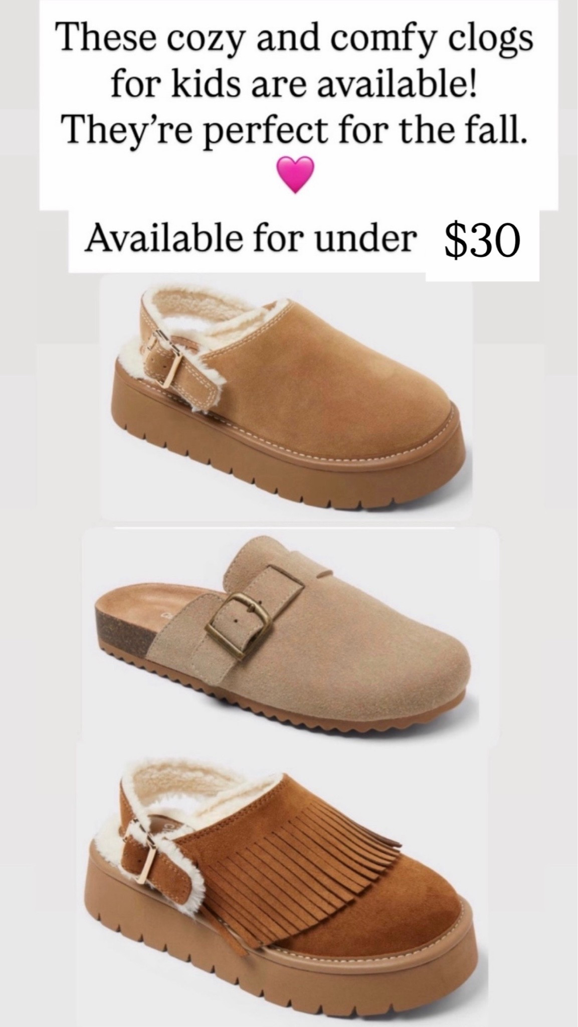 Comfy and cozy clogs